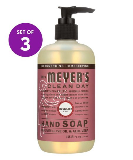 Mrs. Meyer's Rosemary 12.5-Oz. Liquid Hand Soap - Set of 3 | Zulily