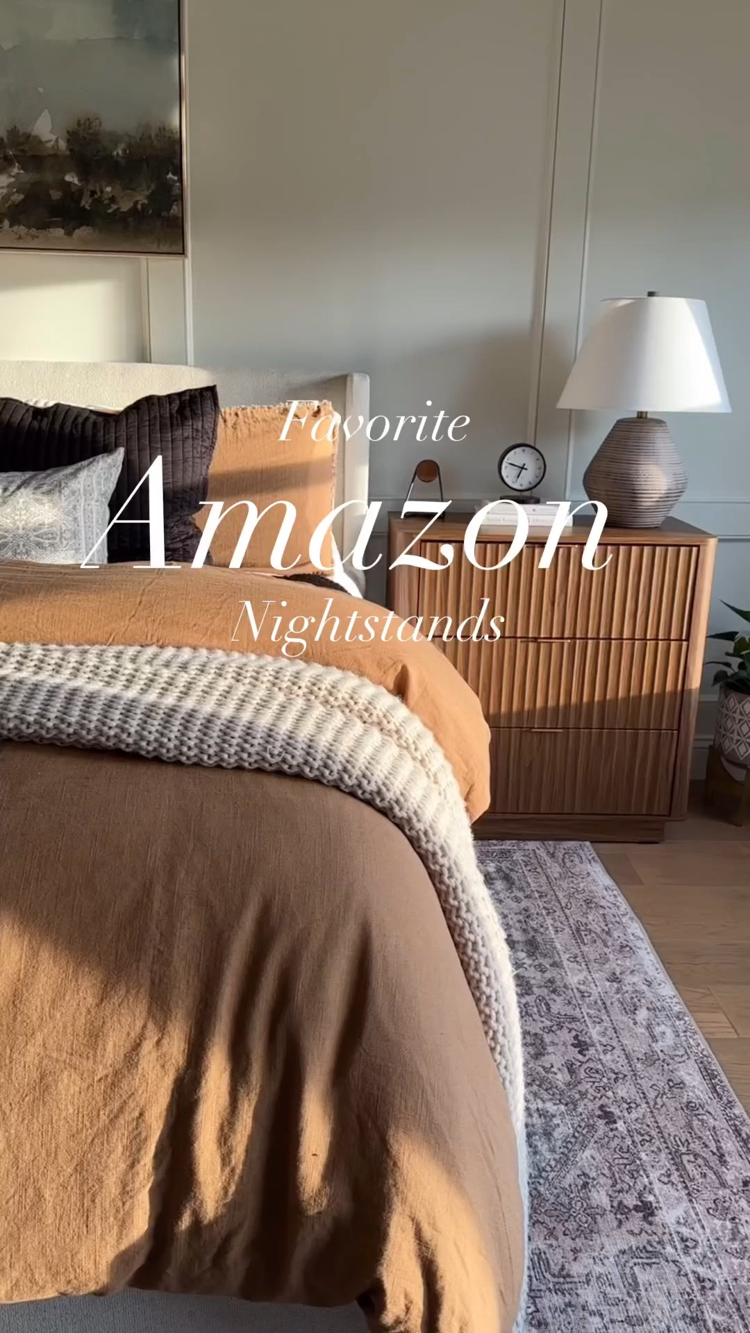 I still can't believe these nightstands are Amazon. This space has turned into such a beautiful blend of affordability meeting luxury!

#LTKfindsunder100 #LTKVideo #LTKhome