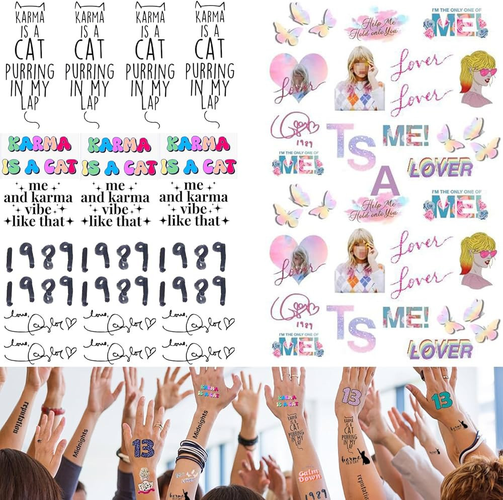 Limited Edition Temporary Tattoos Eras Accessories - Embrace the Era with Snake Tattoos Inspired ... | Amazon (US)