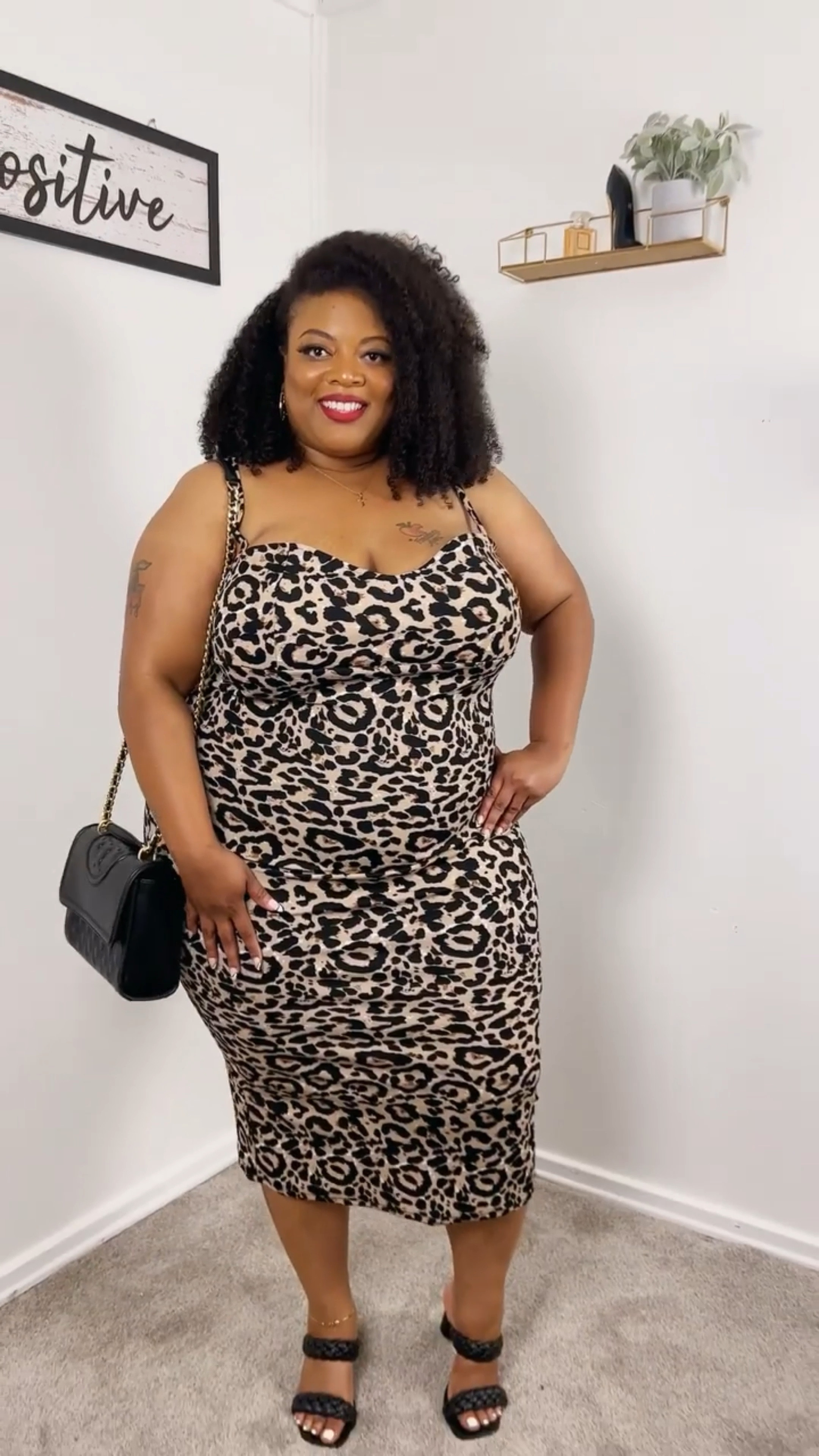 EMERY ROSE Plus Leopard Print Dress curated on LTK