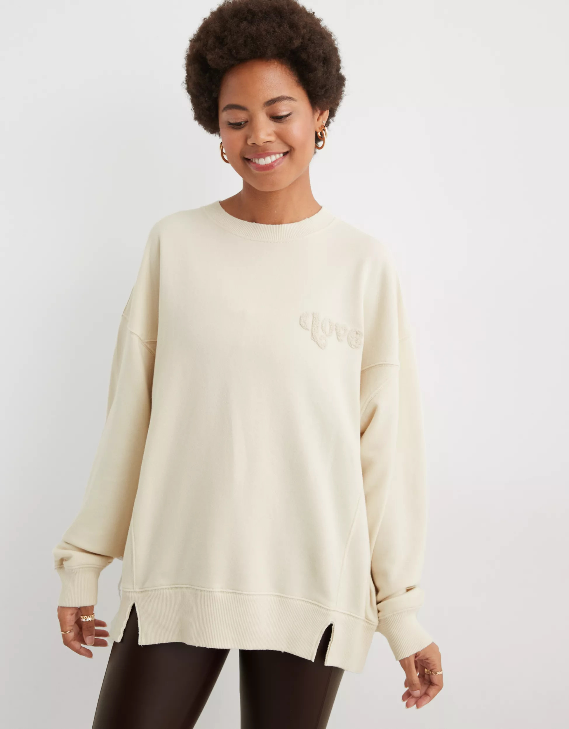 Aerie The Chill Crew Sweatshirt | Aerie