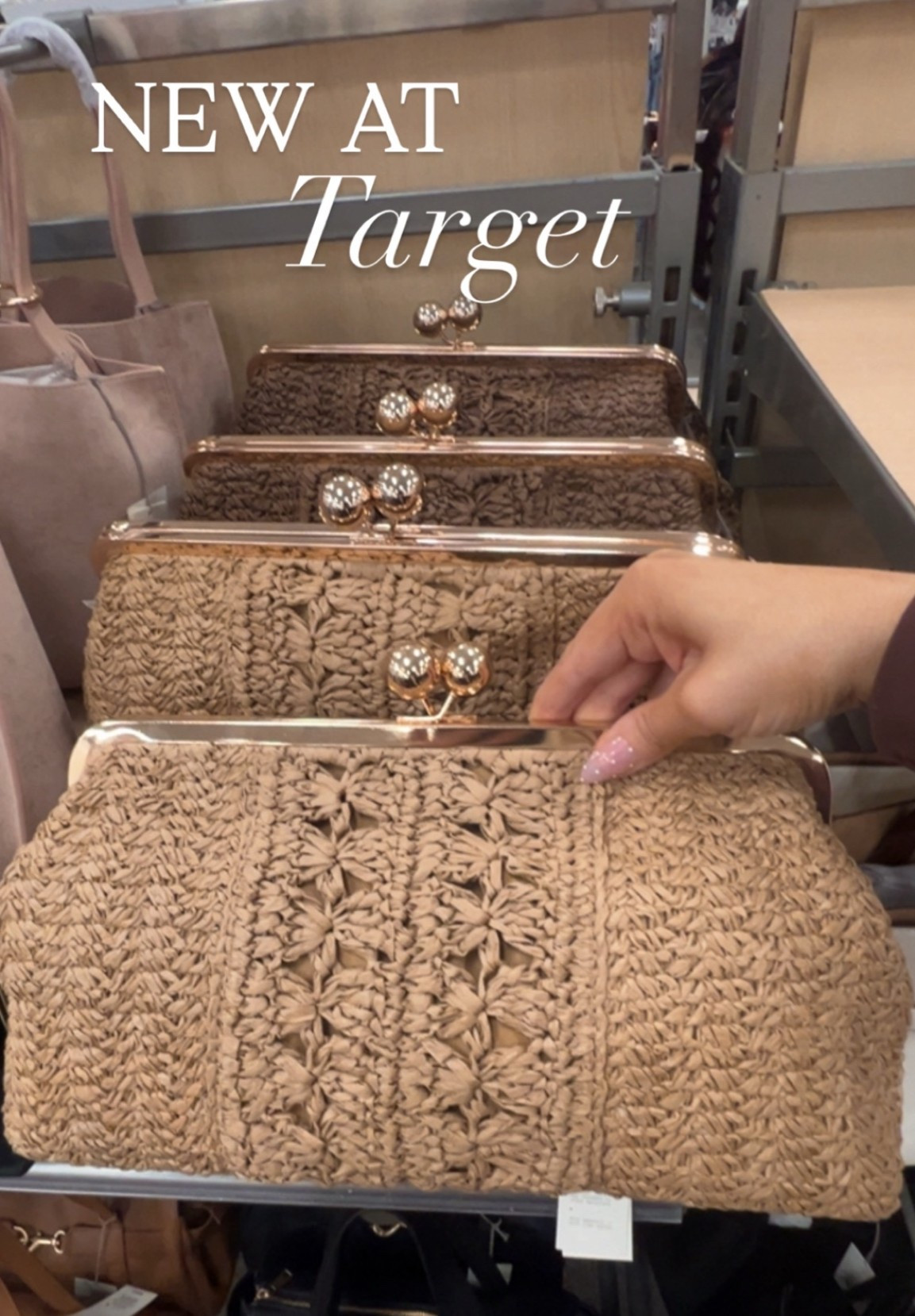 The cutest raffia clutches from Target oversized and the texture and pattern is so pretty! Also comes with a strap! 
Perfect for summer vacation

#target #targetbags #targetmusthaves

#LTKSeasonal #LTKootd #LTKgrwm