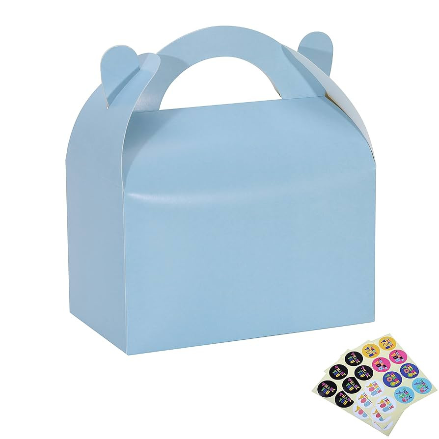 Bssay 30 Pack Party Favor Treat Boxes,Goodie Boxes,Gable Paper Gift Boxes with Handles Perfect fo... | Amazon (US)