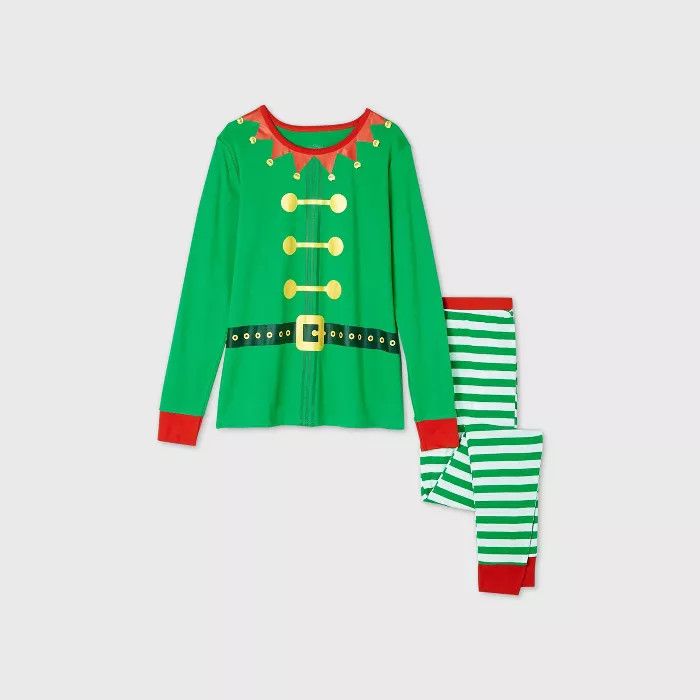 Women's Holiday Elf Matching Family Pajama Set - Wondershop™ Green | Target