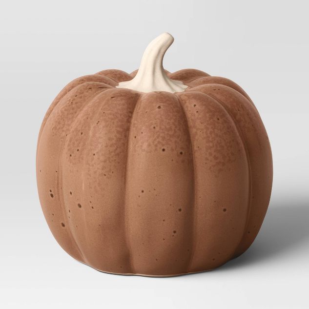 Medium Ceramic Pumpkin Rust - Threshold&#8482; | Target