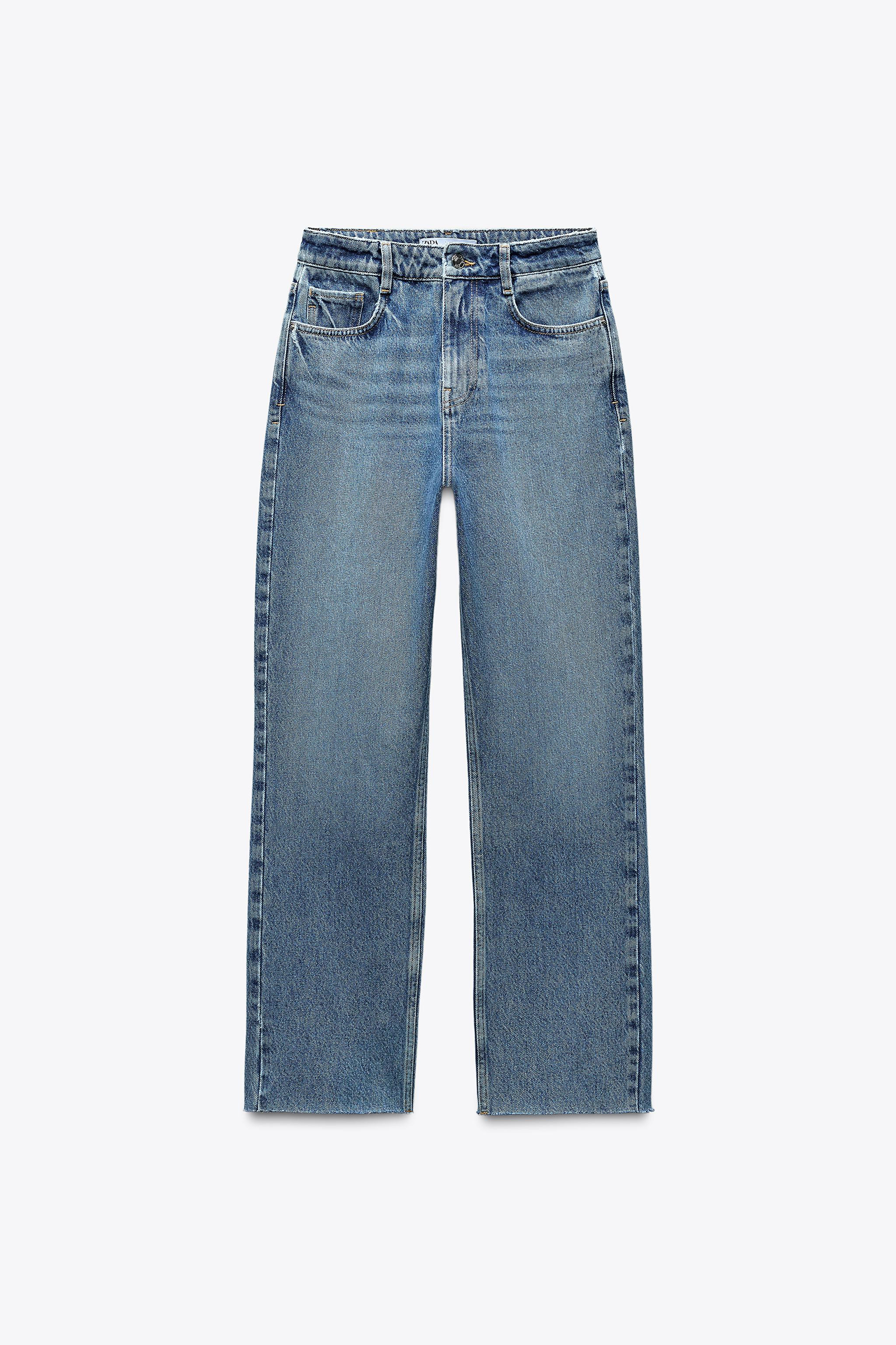 Z.02 HIGH WAIST STRAIGHT ANKLE JEANS | Zara US