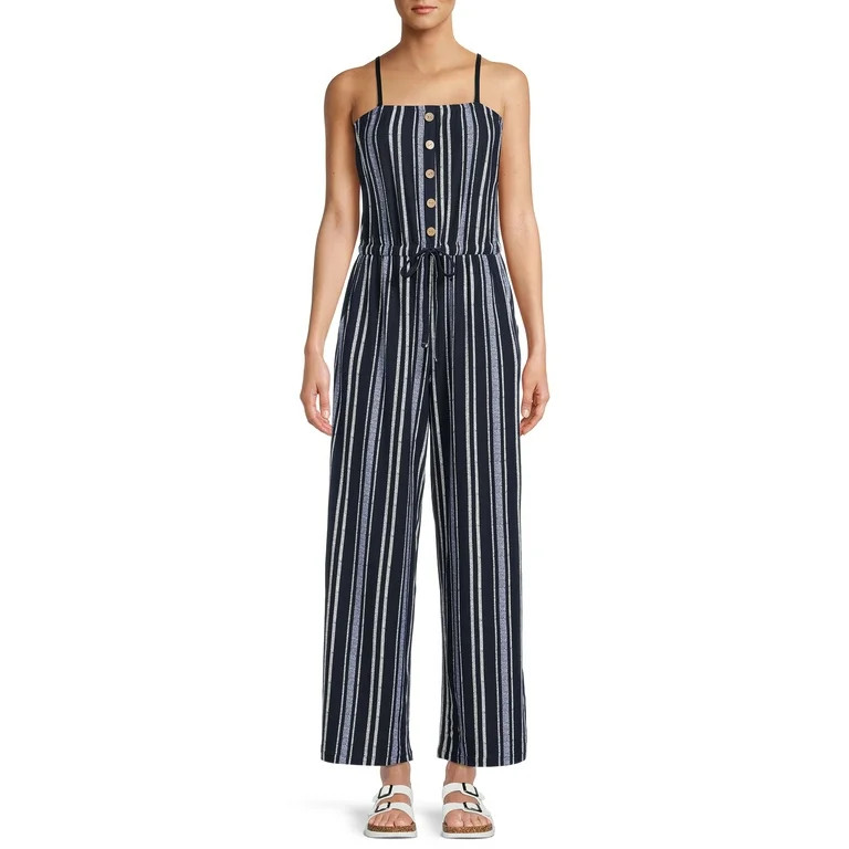 No Boundaries Juniors’ Strapless Jumpsuit - Walmart.com | Walmart (US)