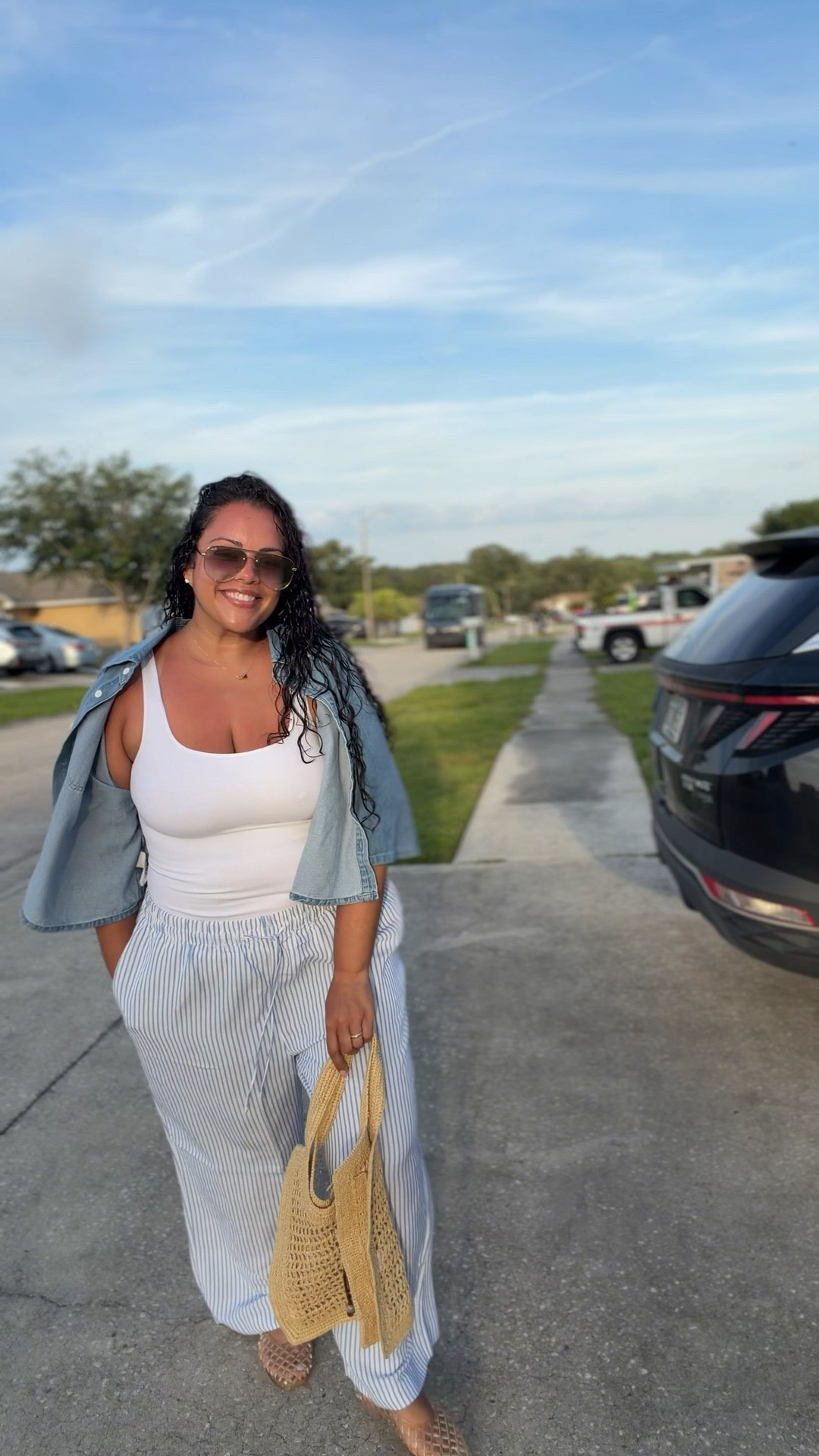 Perfect spring and summer simple but elevated outfit! 

#LTKOver40 #LTKPlusSize #LTKootd