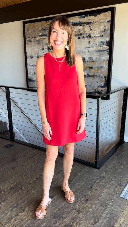 Run don’t walk to grab this Abercrombie sporty red dress before it sells out! Wearing a small. Perfect for vacation dress, travel dress, casual dress, golf outfit, pickleball. So cute !

#LTKActive #LTKTravel #LTKFindsUnder50