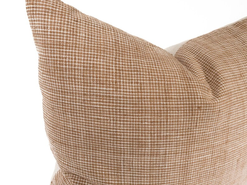 Brown Textured Throw Pillow Cover 20x20 Neutral | Etsy | Etsy (US)