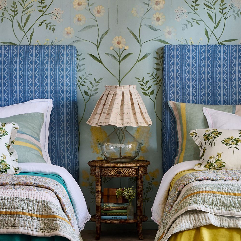 Printed Pleated Lamp Shade &amp; Slipcover | GreenRow