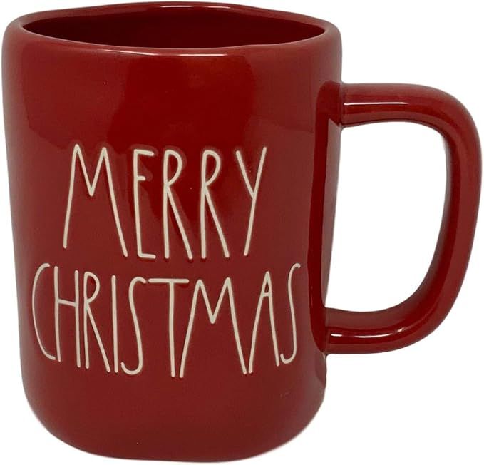 Rae Dunn By Magenta BELIEVE Red Ceramic LL Coffee Tea Mug | Amazon (US)