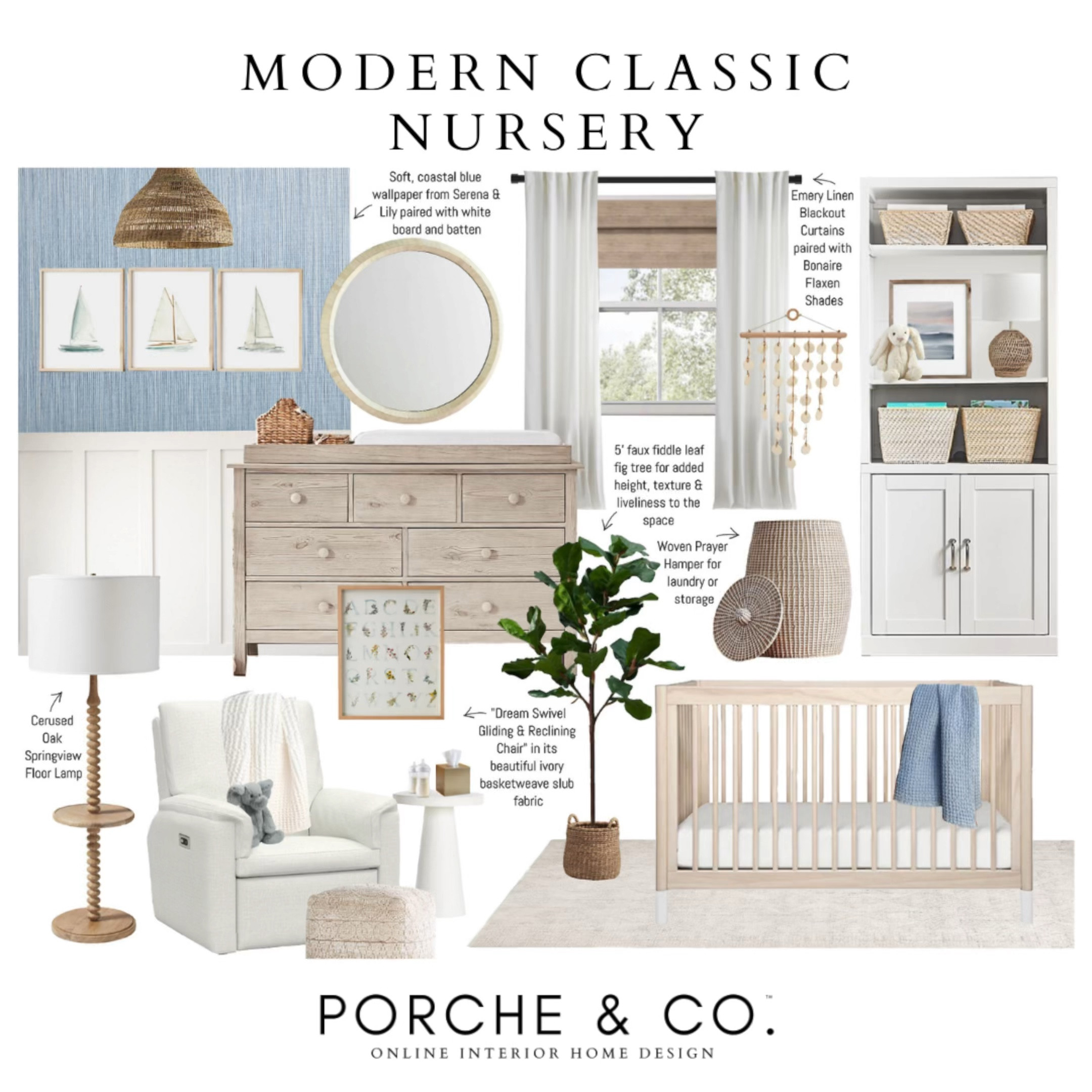 Boys nursery mood board, boys nursery design, blue boys nursery, boat nursery design, boys nursery inspo 

#LTKbaby #LTKhome #LTKVideo