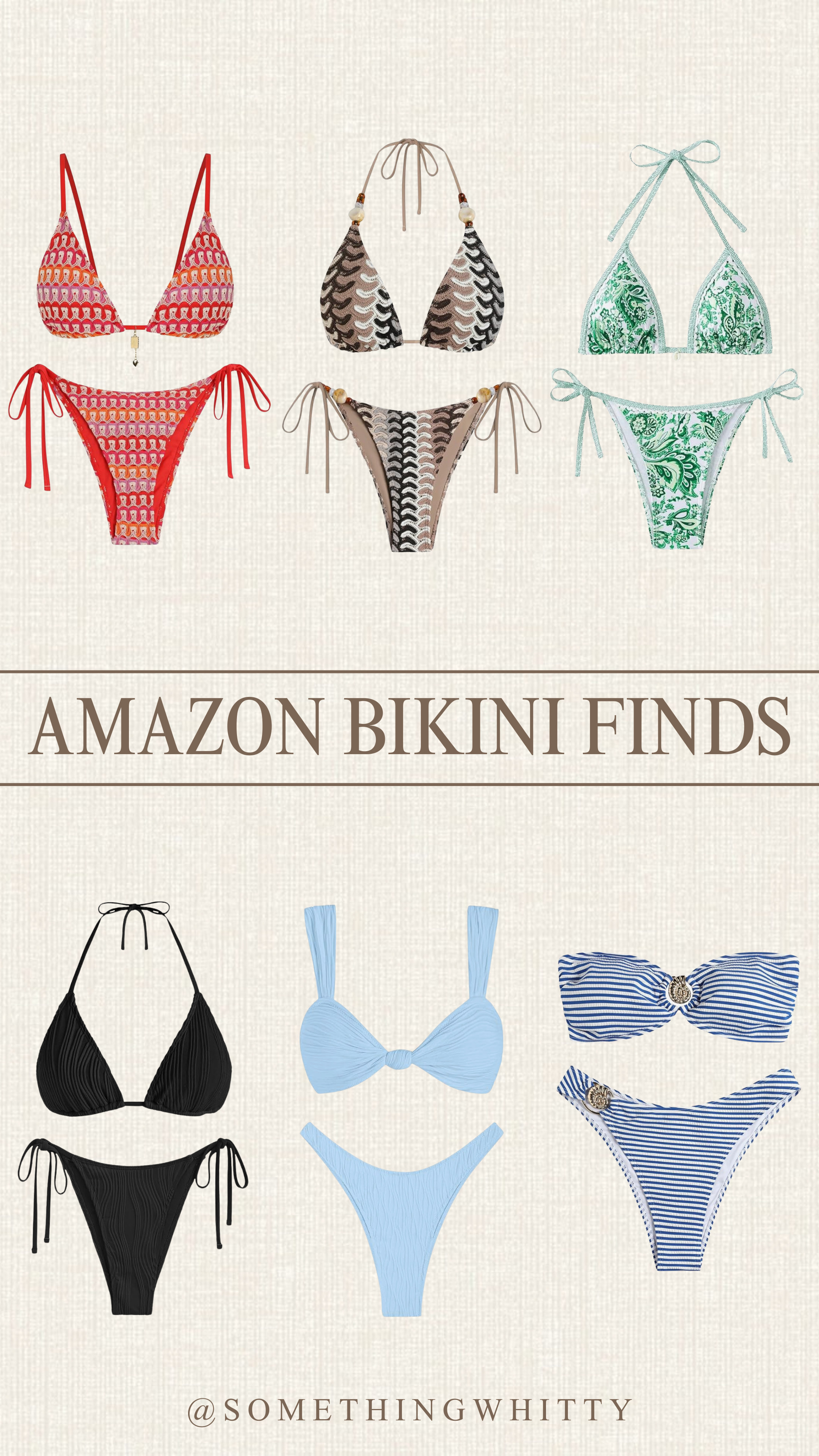 Its bikini season! Found these cute bikinis for your upcoming spring break trip!  

 #LTKSpringSale #LTKootd #LTKSeasonal