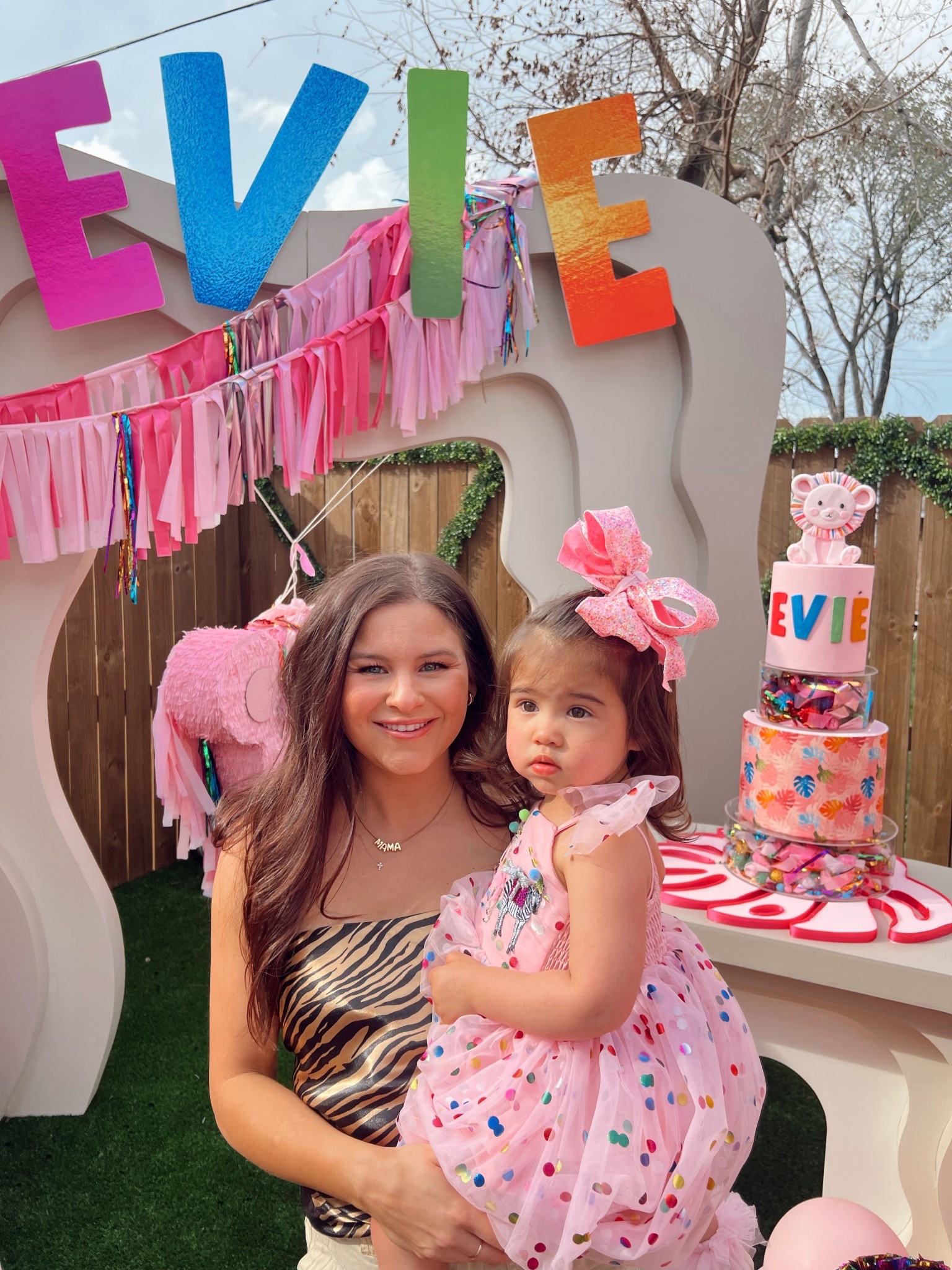 Evie’s Safari party! We made her dress by sewing these animal patches and my top is from Amazon paired with a cargo skirt.  


Party dress, toddler tulle dress, toddler confetti dress, tiger print, mama necklace, birthday dress 

#LTKKids