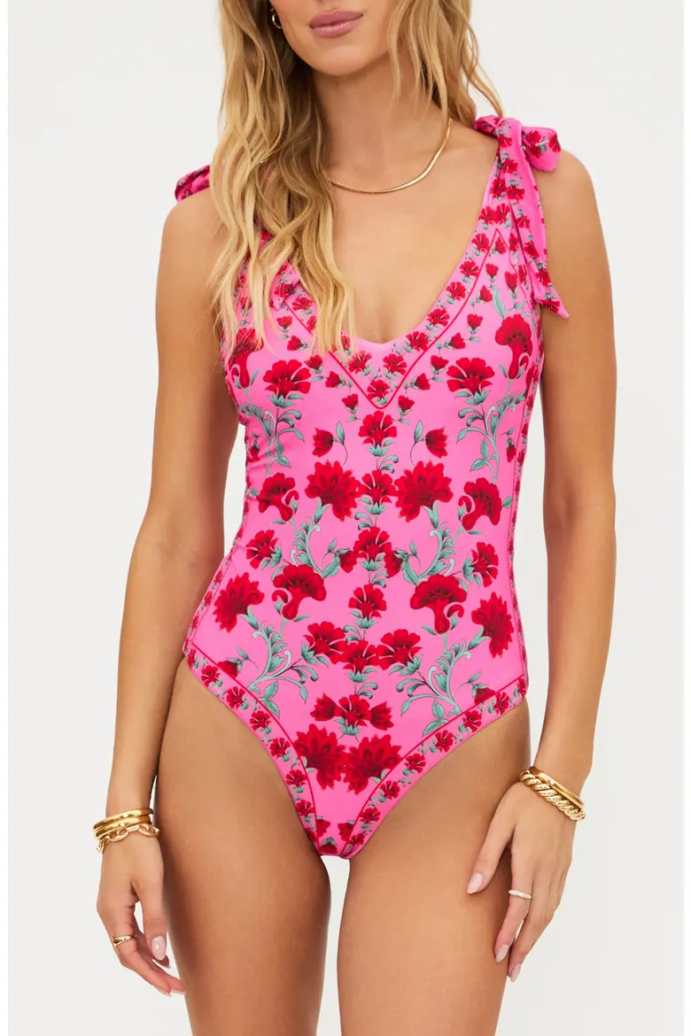 Akira Floral One-Piece Swimsuit (Women) | Nordstrom | Nordstrom