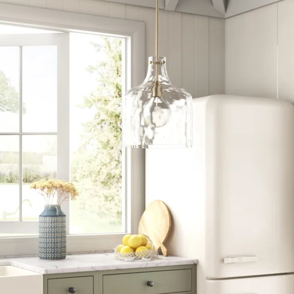 Baldwyn 1 - Light Single Bell Pendant | Wayfair North America