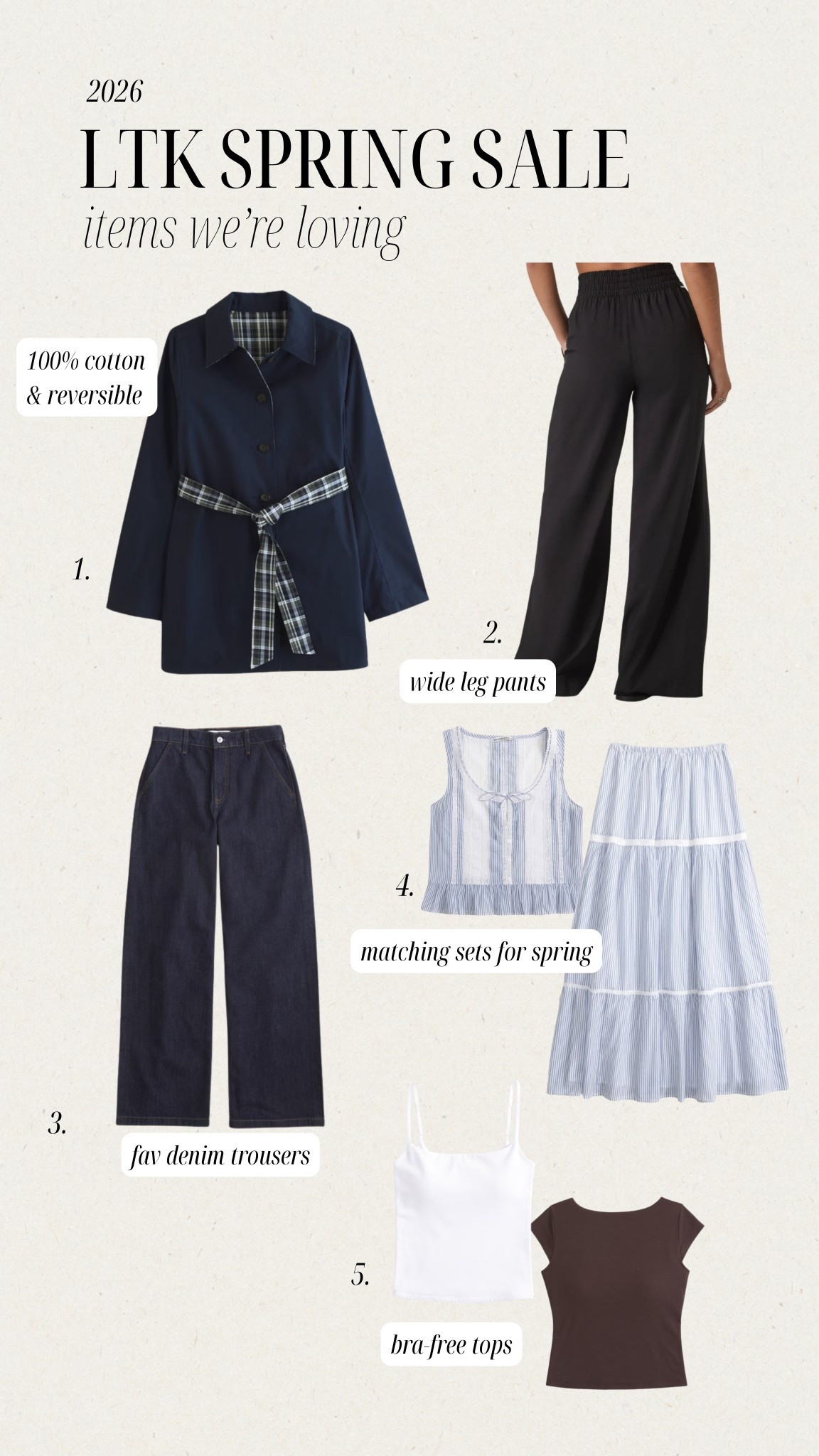 [3/12/26] LTK spring sale is live! Shop favorite brands on sale through 3/15! 

af code: AFLTK
vuori code: LTKVuoriSPRING

#LTKSaleAlert #LTKSpringSale #LTKPetite