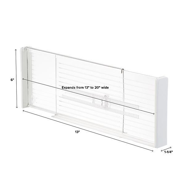 iDesign Linus Adjustable Deep Drawer Dividers | The Container Store