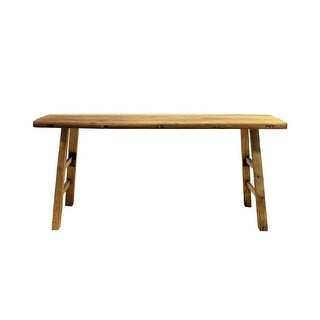 El Paso Import Handmade Reclaimed Elm Sofa ConsoleTable, Wooden Finish - 66"L x 16"W x 30"H | Bed Bath & Beyond