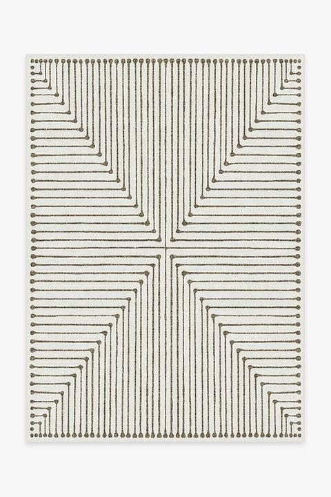 Jonathan Adler Inkdrop Camel & Ivory Rug | Ruggable