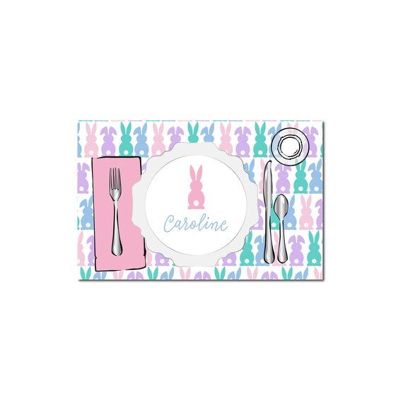 Personalized Easter Placemat Personalized Easter Place | Etsy | Etsy (US)
