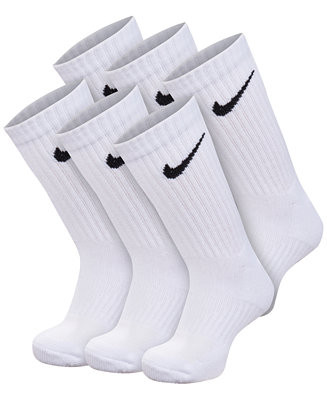 Kids' 5-7 Performance Crew Socks, 6-Pack | Macy's