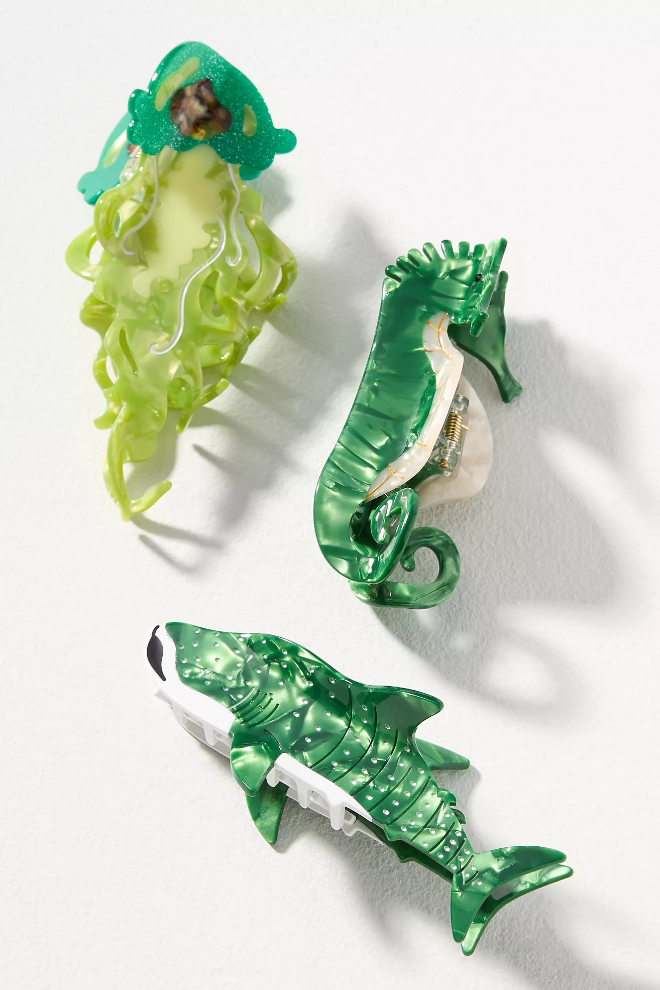 Fish Claw Clips, Set of 3 | Anthropologie (US)