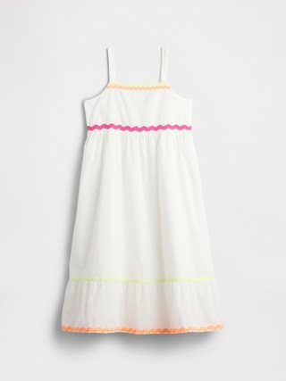 Kids Poplin Midi Dress | Gap Factory