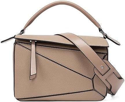 Nytabbe Womens Geometric Design Handbags, 9.6x4.1x6.7in Lychee Grain Crossbody Bag Mini Top Handl... | Amazon (US)