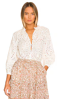 Cleobella Alicia Blouse in Ivory from Revolve.com | Revolve Clothing (Global)
