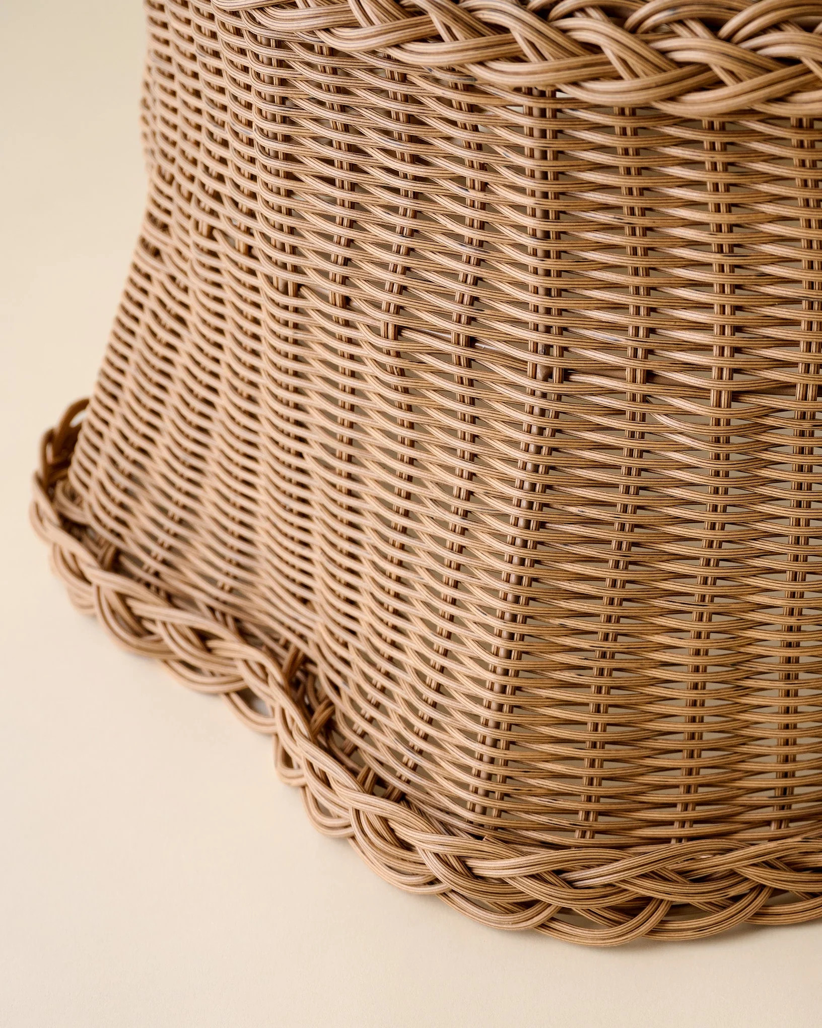 Wicker Scalloped Tree Collar | Magnolia