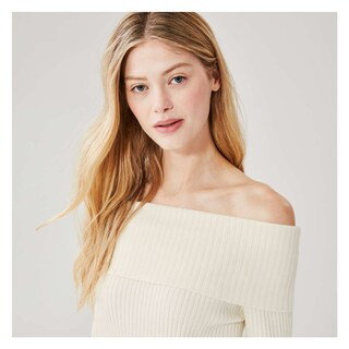 Off-The-Shoulder Pullover | Joe Fresh