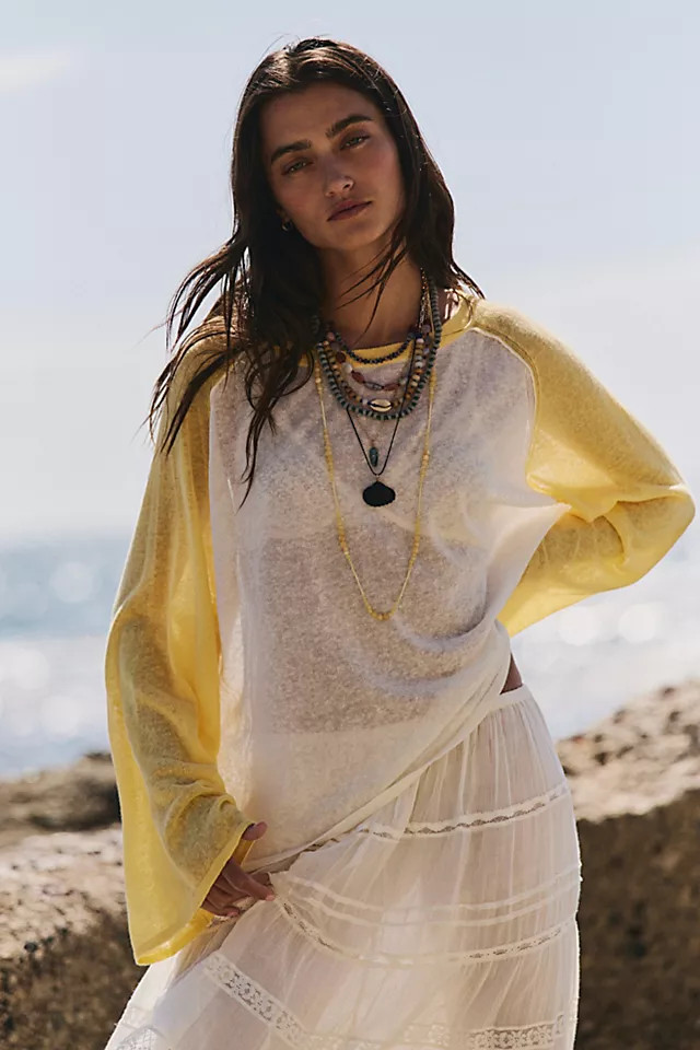 We The Free Go Team Fine Gauge Sweater | Free People (Global - UK&FR Excluded)