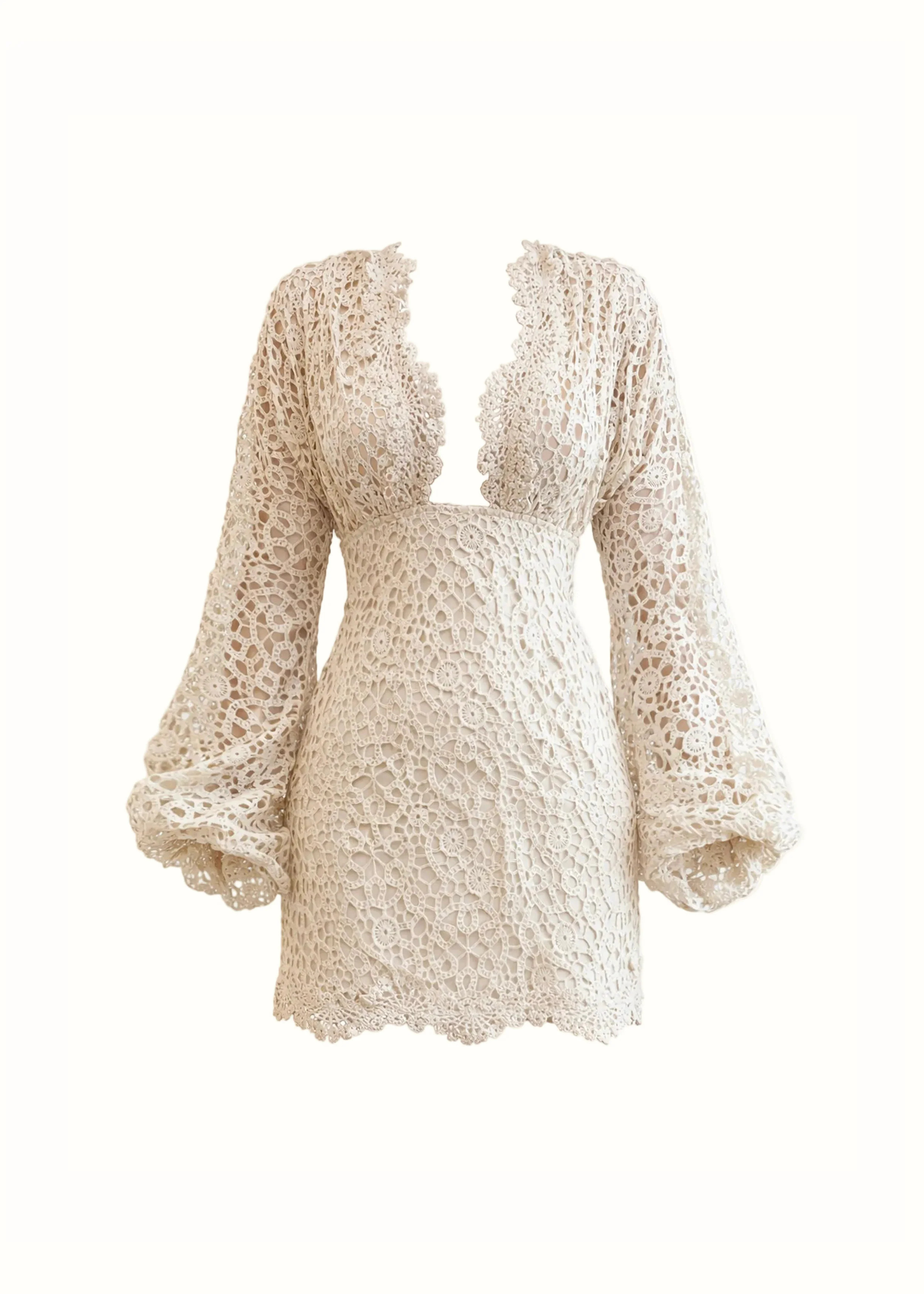 ANDREA IYAMAH DANI MINI DRESS - IVORY | ANDREA IYAMAH