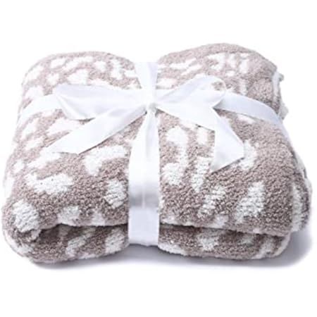 Hewolf Fuzzy Throw Blanket Super Soft Leopard Fleece Blanket Warm Blanket for Couch Sofa Bed,50 x 60 | Amazon (US)