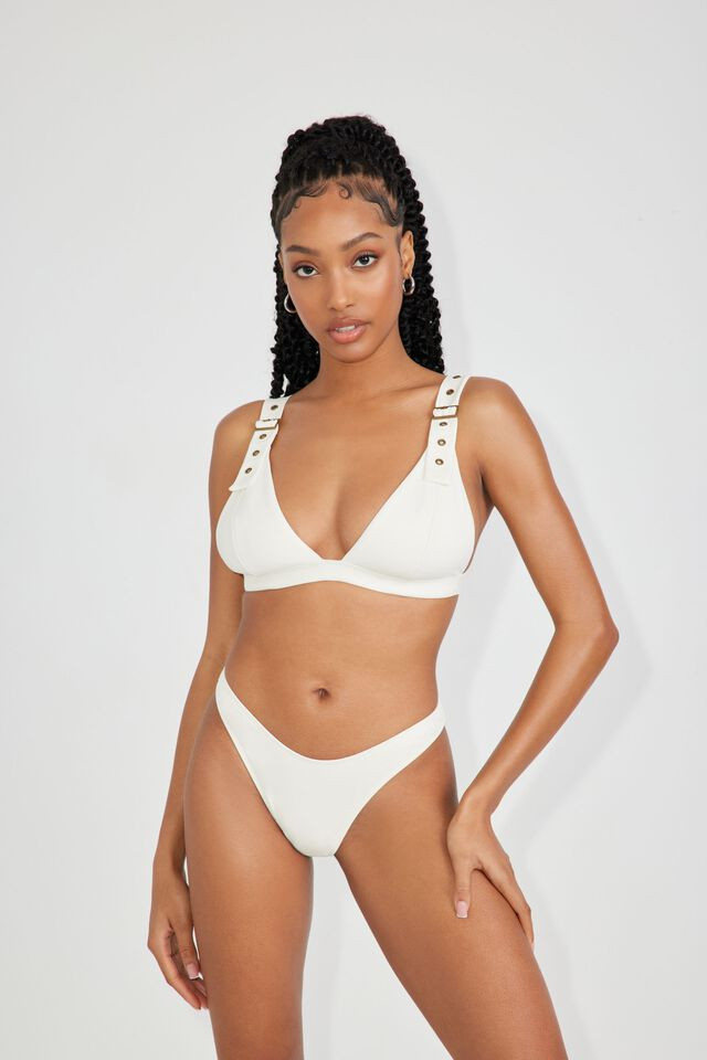 Buckle Triangle Bikini Top | Garage Clothing