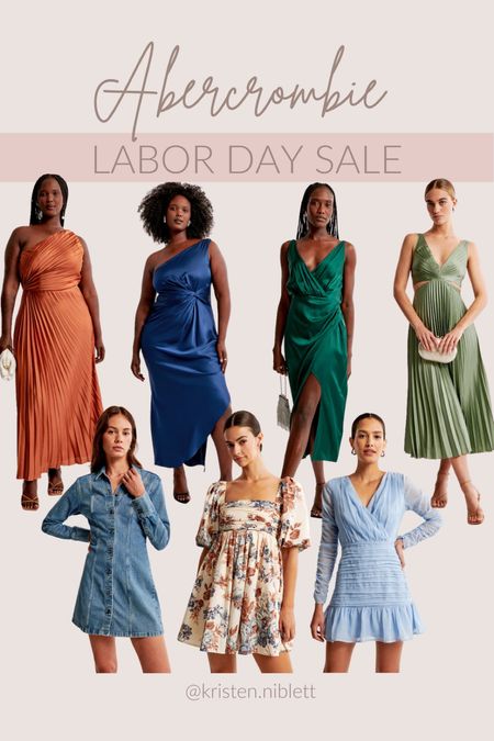 Abercrombie Labor Day Sale // 25% off + extra 15% off! 

Wedding guest dress. Fall dress. Fall fashion. Fall style. Denim dress. Satin dress  

#LTKsalealert #LTKwedding #LTKSeasonal
