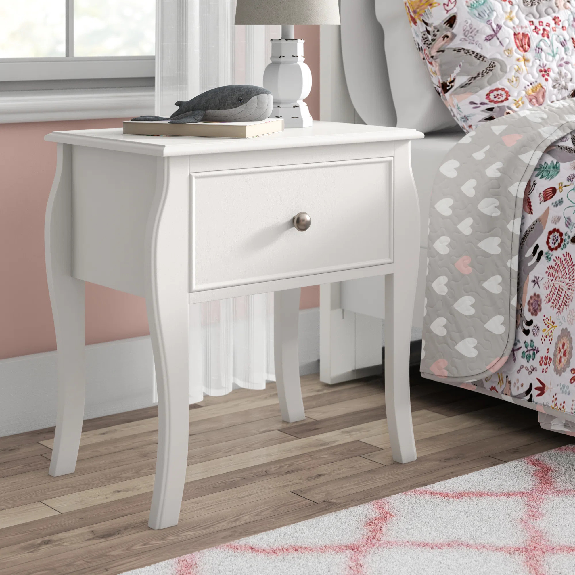 Isabelle & Max™ Iolanta 1 Drawer Nightstand & Reviews | Wayfair | Wayfair North America