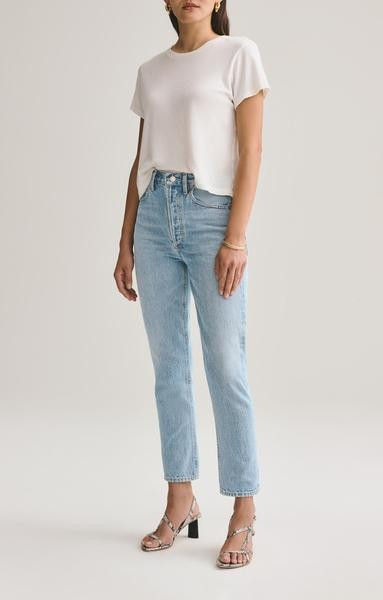 Riley High Rise Straight Crop in Renewal | AGOLDE