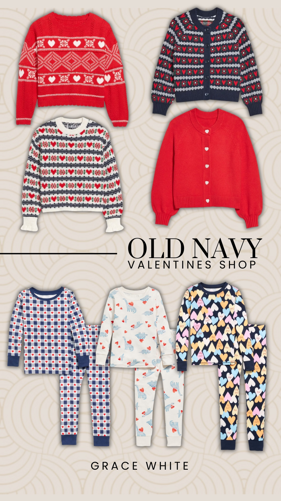 Old Navy womens & kids finds for Valentines!!

All orders are 15% off $75+!!

old navy, valentines, old navy finds, old navy clothing, old navy kids, valentines, valentines clothing, Grace White 

 #LTKmomlife #LTKSaleAlert #LTKKids
