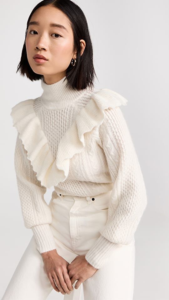 Zanzibar Ruffle Turtleneck | Shopbop