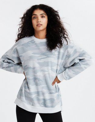 AE Fleece Crew Neck Sweatshirt | American Eagle Outfitters (US & CA)