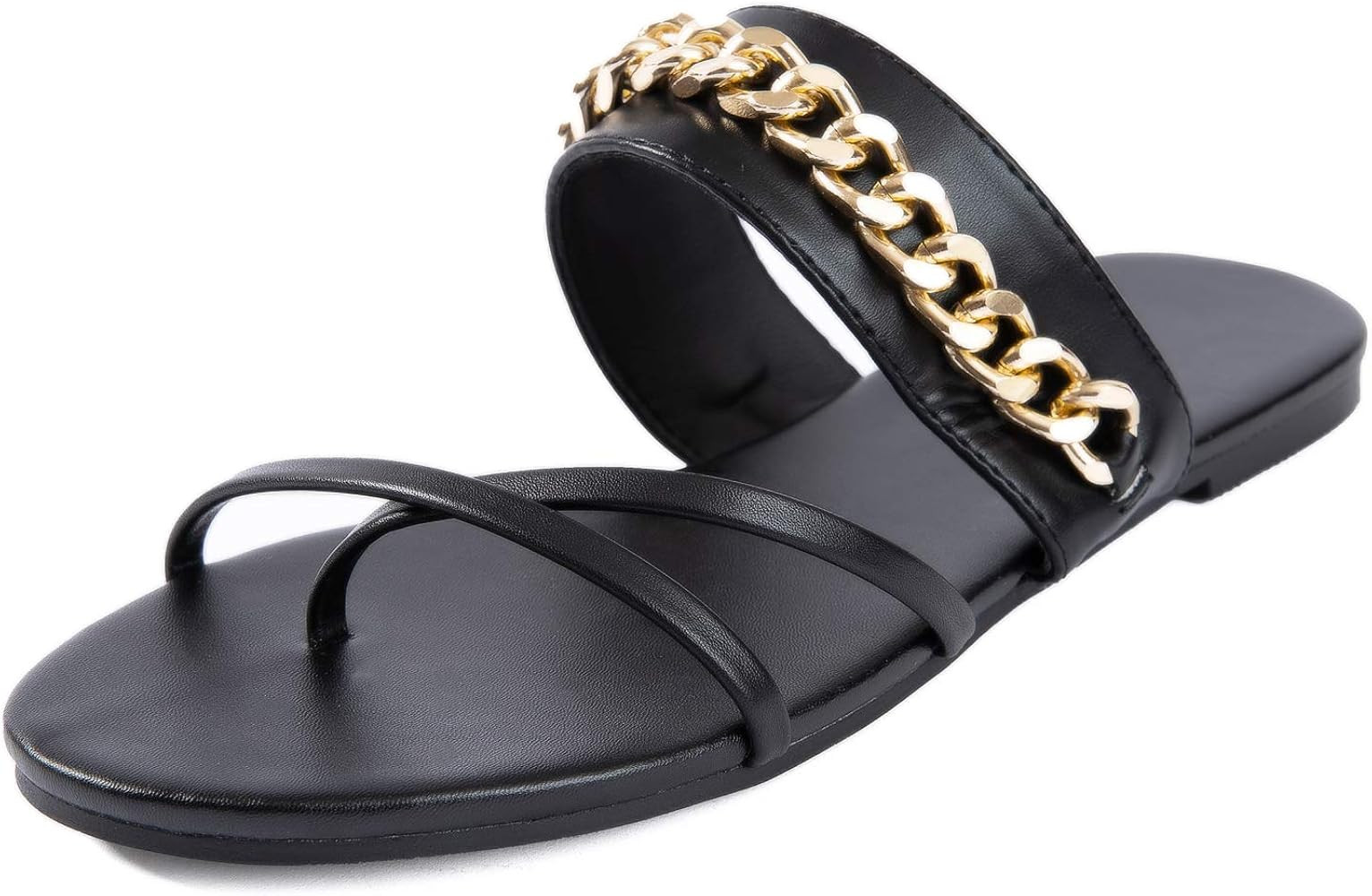 Women Flip-Flops Pearls Bow Sandals Beach Flat Rivets Rain Jelly Gold Pearls | Amazon (US)