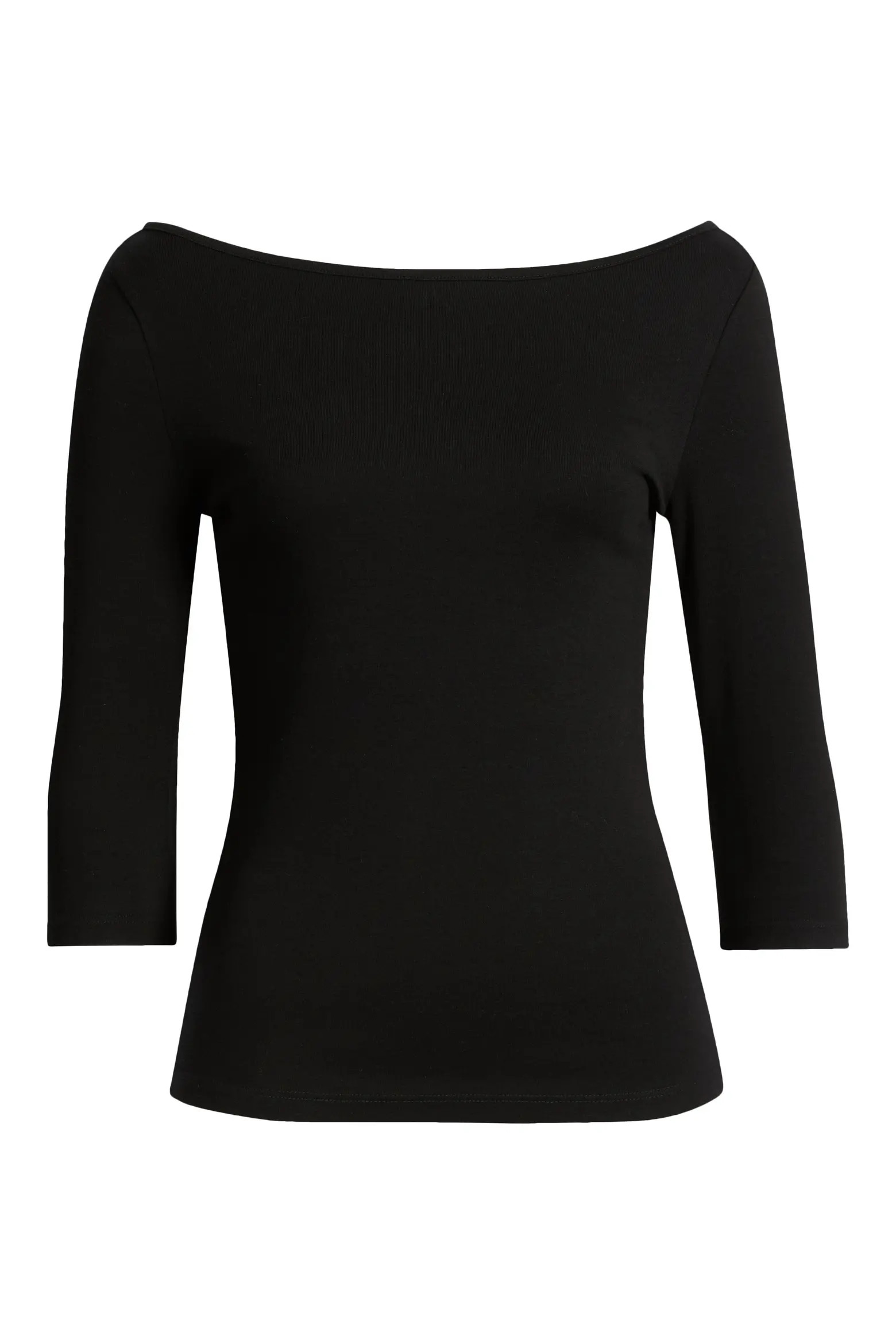BP. Boat Neck Three-Quarter Sleeve Top (Women) | Nordstrom | Nordstrom