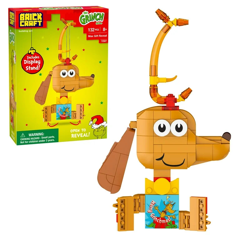 Brickcraft The Grinch Max Gift Reveal Decoration Building Kit (132-Piece Set), Christmas Decorati... | Walmart (US)