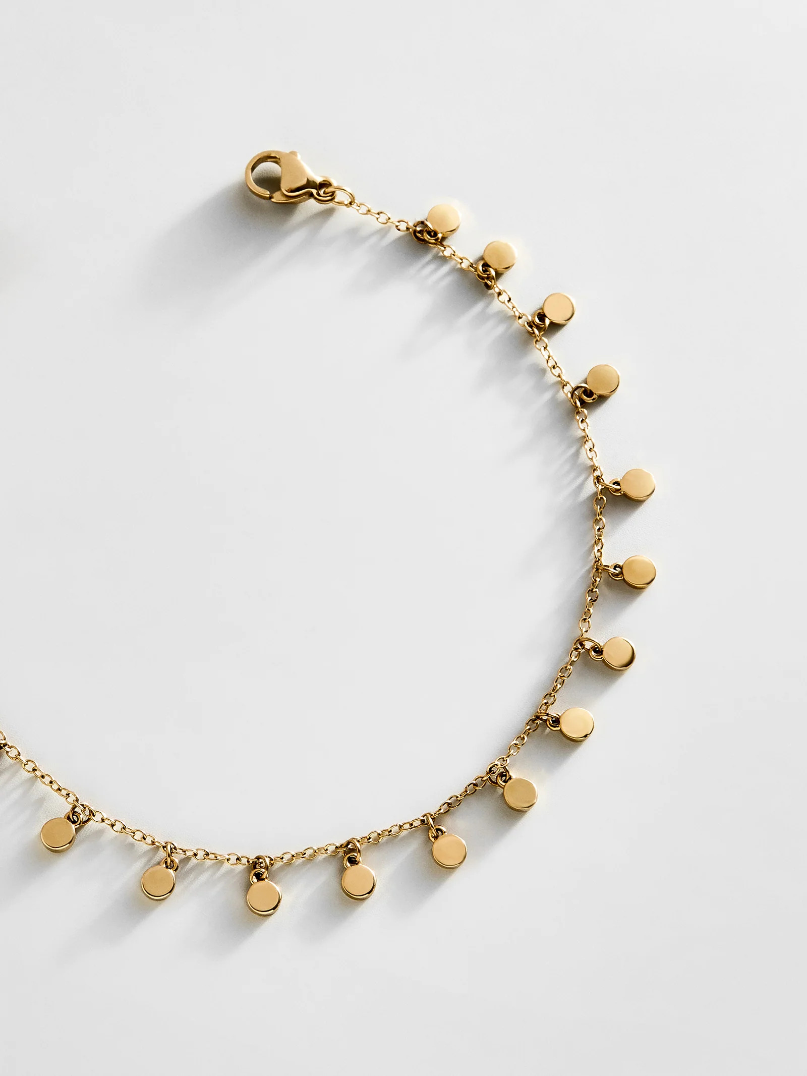 Clio Waterproof Anklet - Gold | BaubleBar