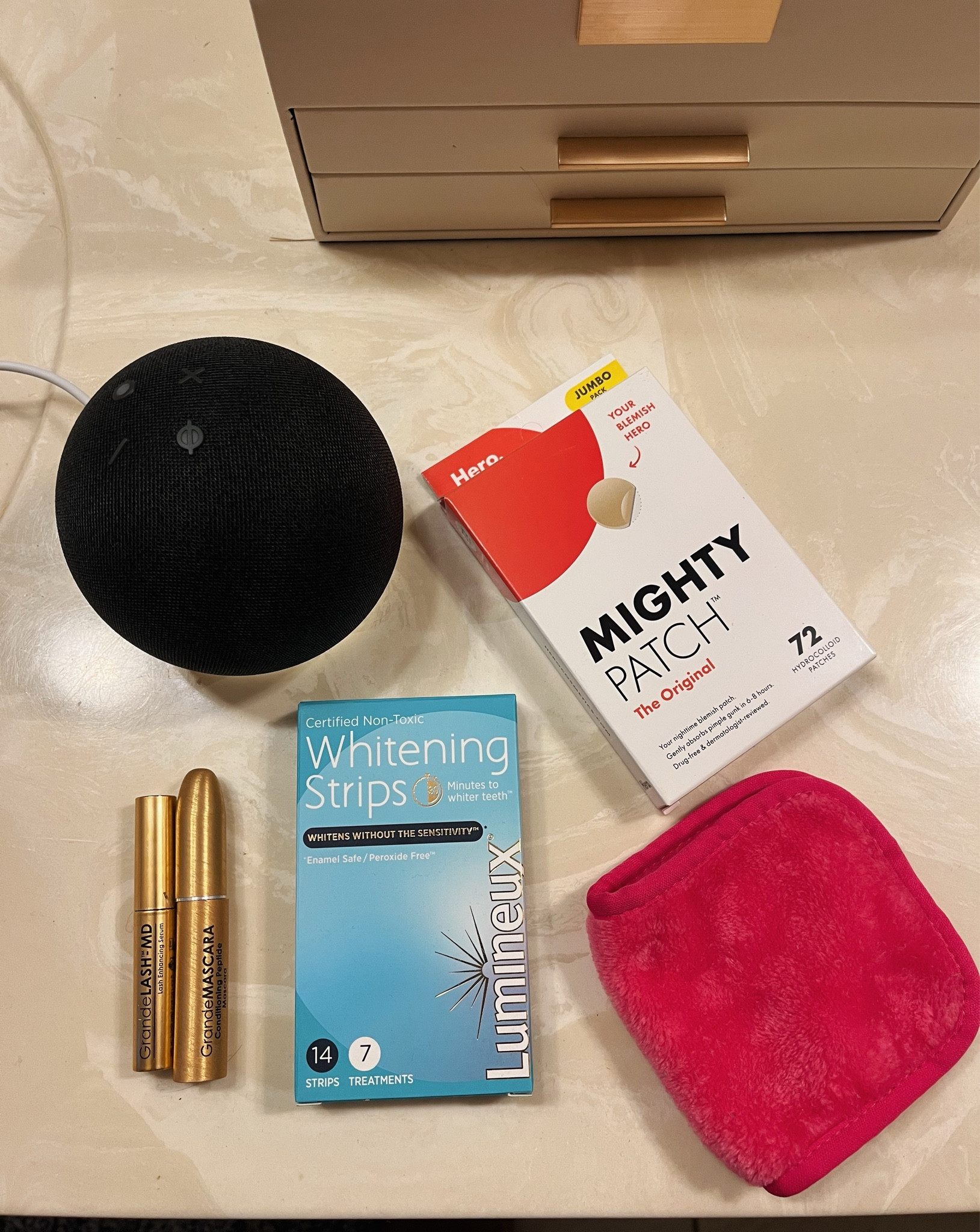 some of my must have beauty products + amazon echo for music while getting ready 🫶🏻

#LTKBeauty #LTKU #LTKHome