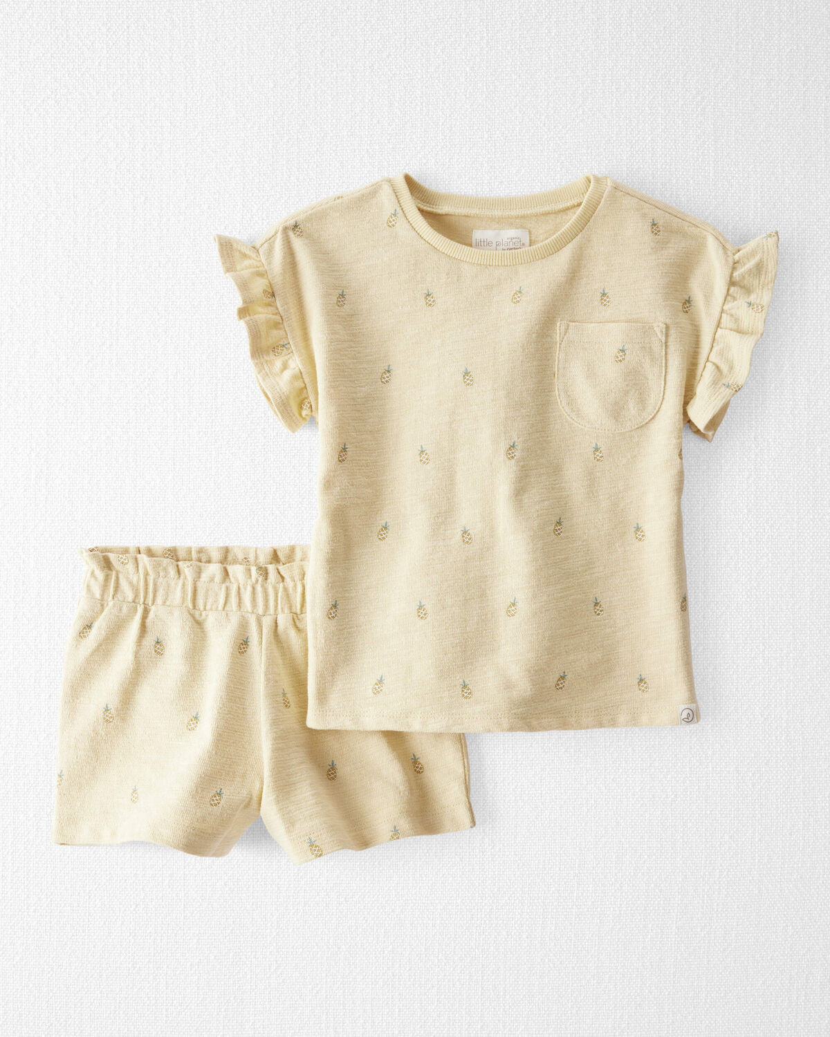 Toddler 2-Piece Pineapple-Print Set Made with Organic Cotton | Carter's Inc