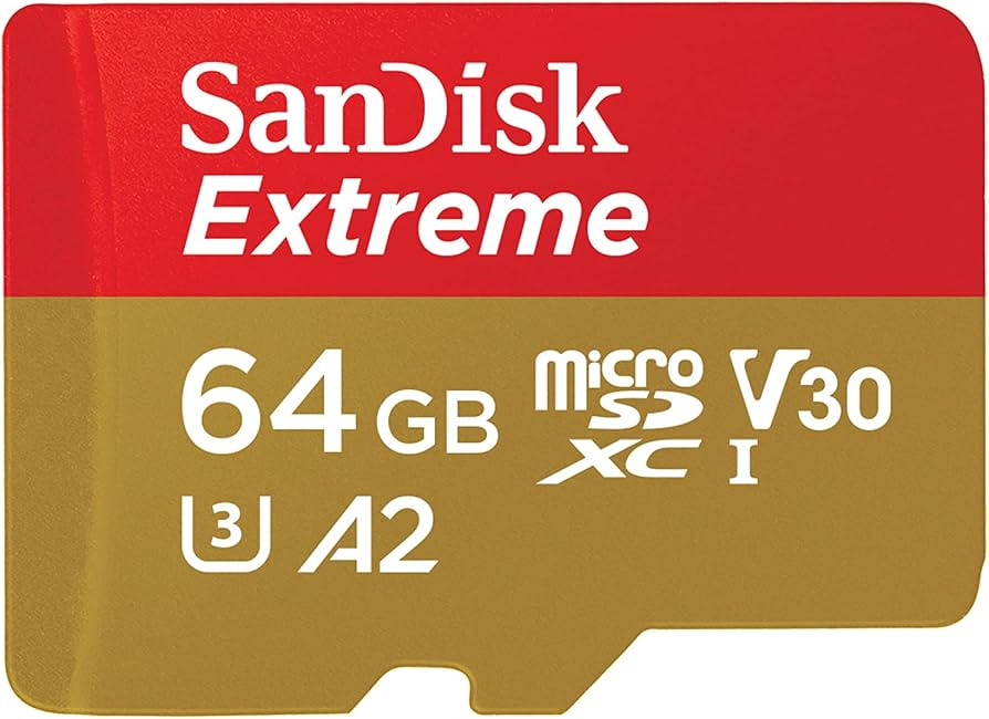 SanDisk 64GB Extreme microSDXC UHS-I Memory Card with Adapter - Up to 170MB/s, C10, U3, V30, 4K, ... | Amazon (US)